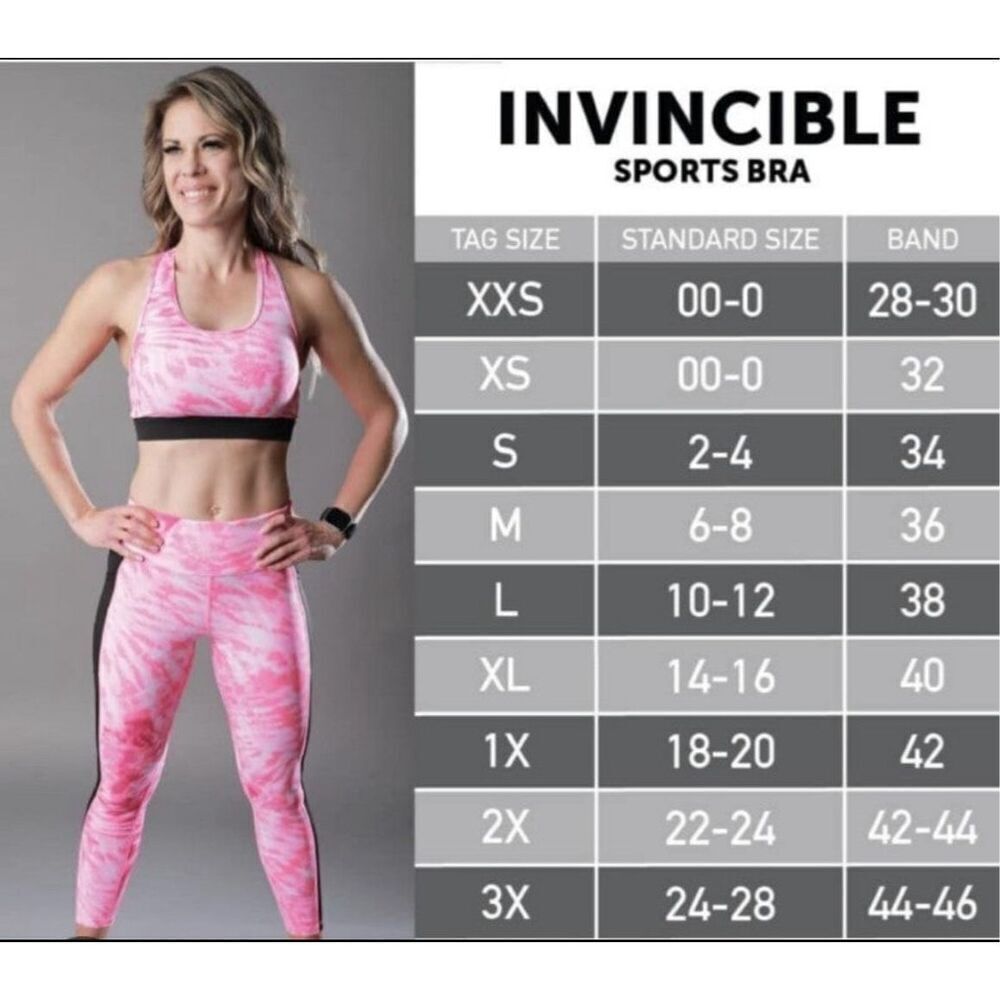Lularoe rise Invincible high impact L black & green sports bra